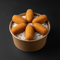Croquetas de atún con arroz graneado