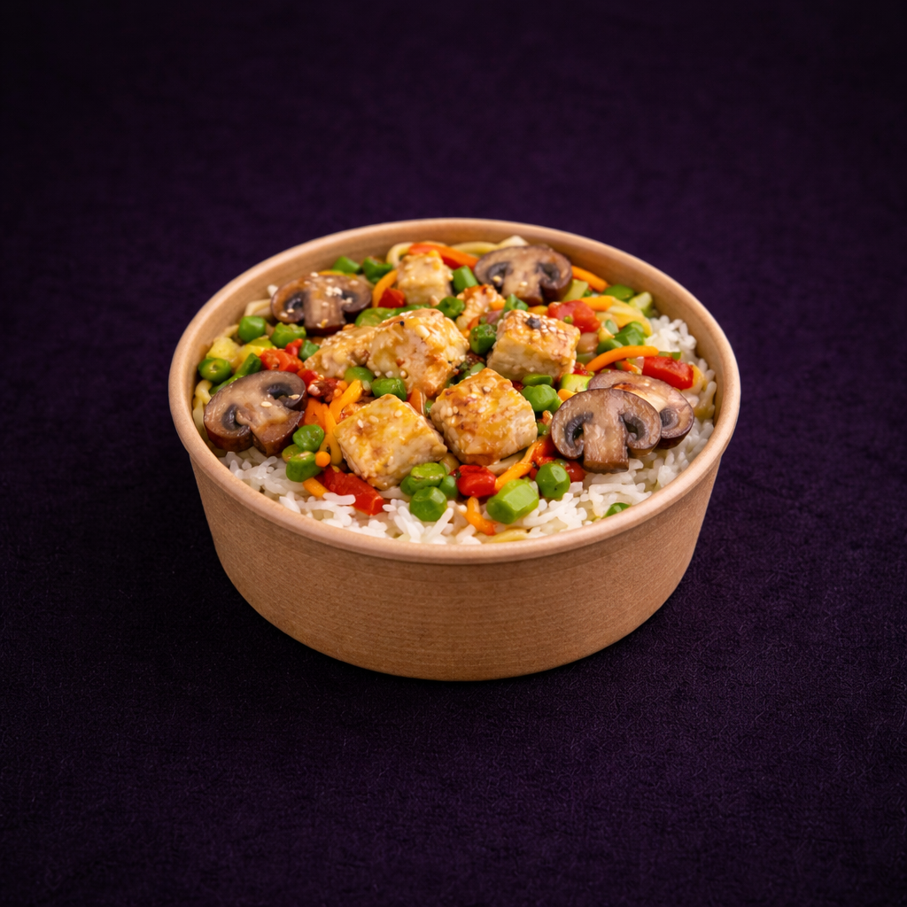 Chapsui de pollo con arroz