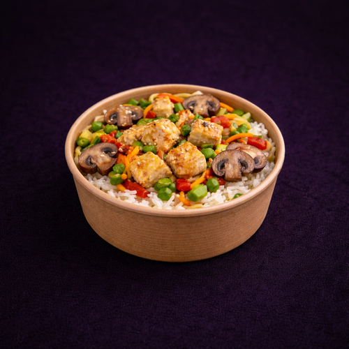 Chapsui de pollo con arroz