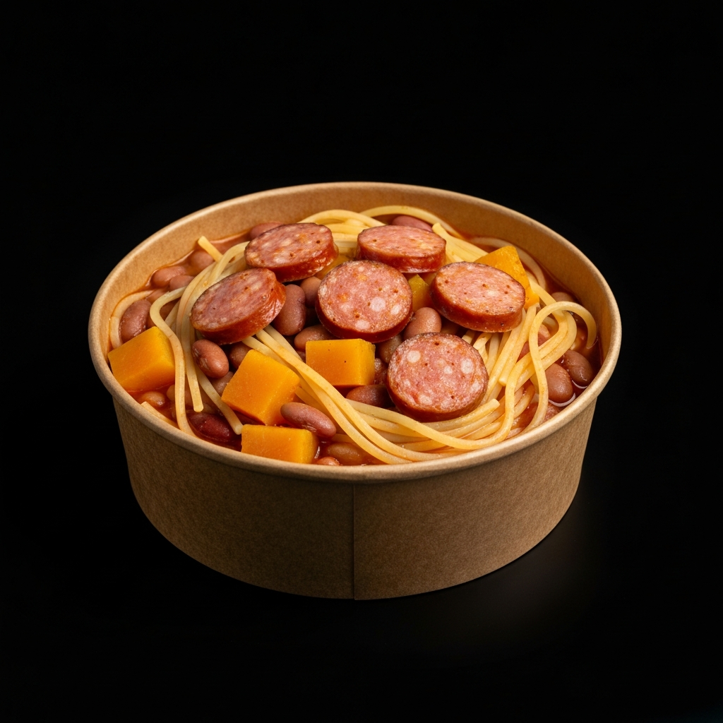 Porotos con riendas y longaniza - Porción Grande