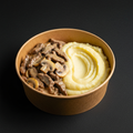 Strogonoff de vacuno con puré