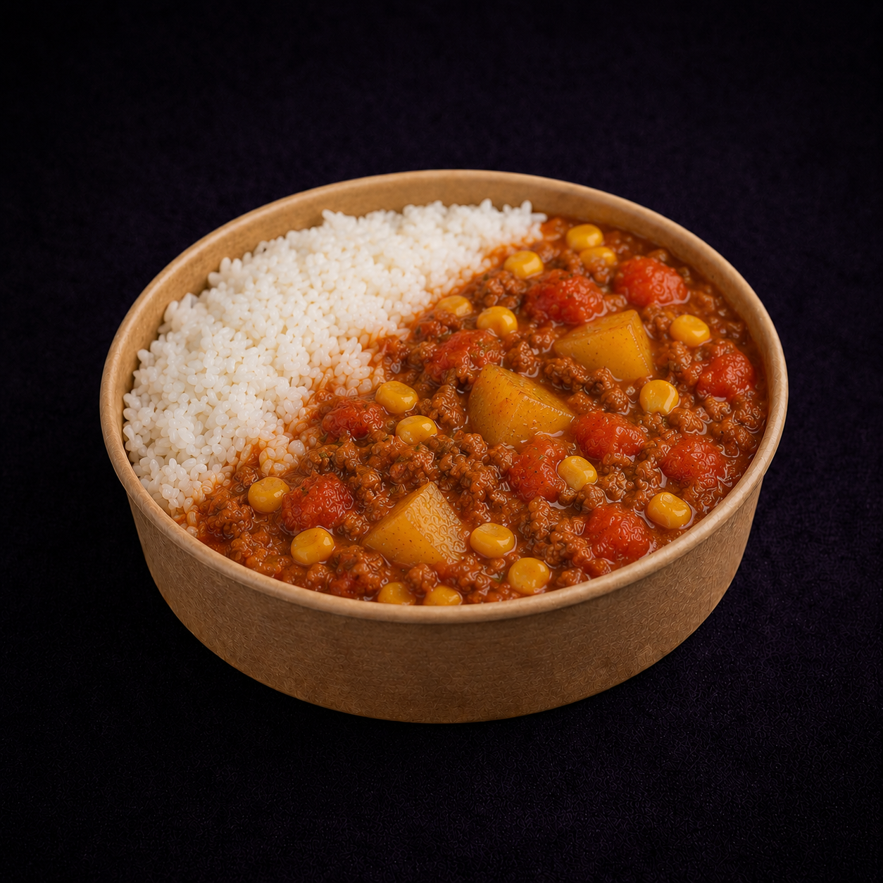 Tomaticán con arroz graneado